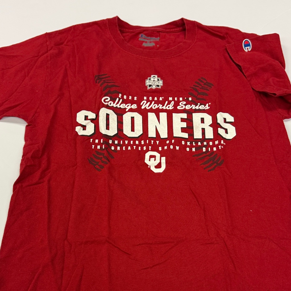 Champion Red Sooners College World Series Tee Champion Red Sooners College World Series Tee